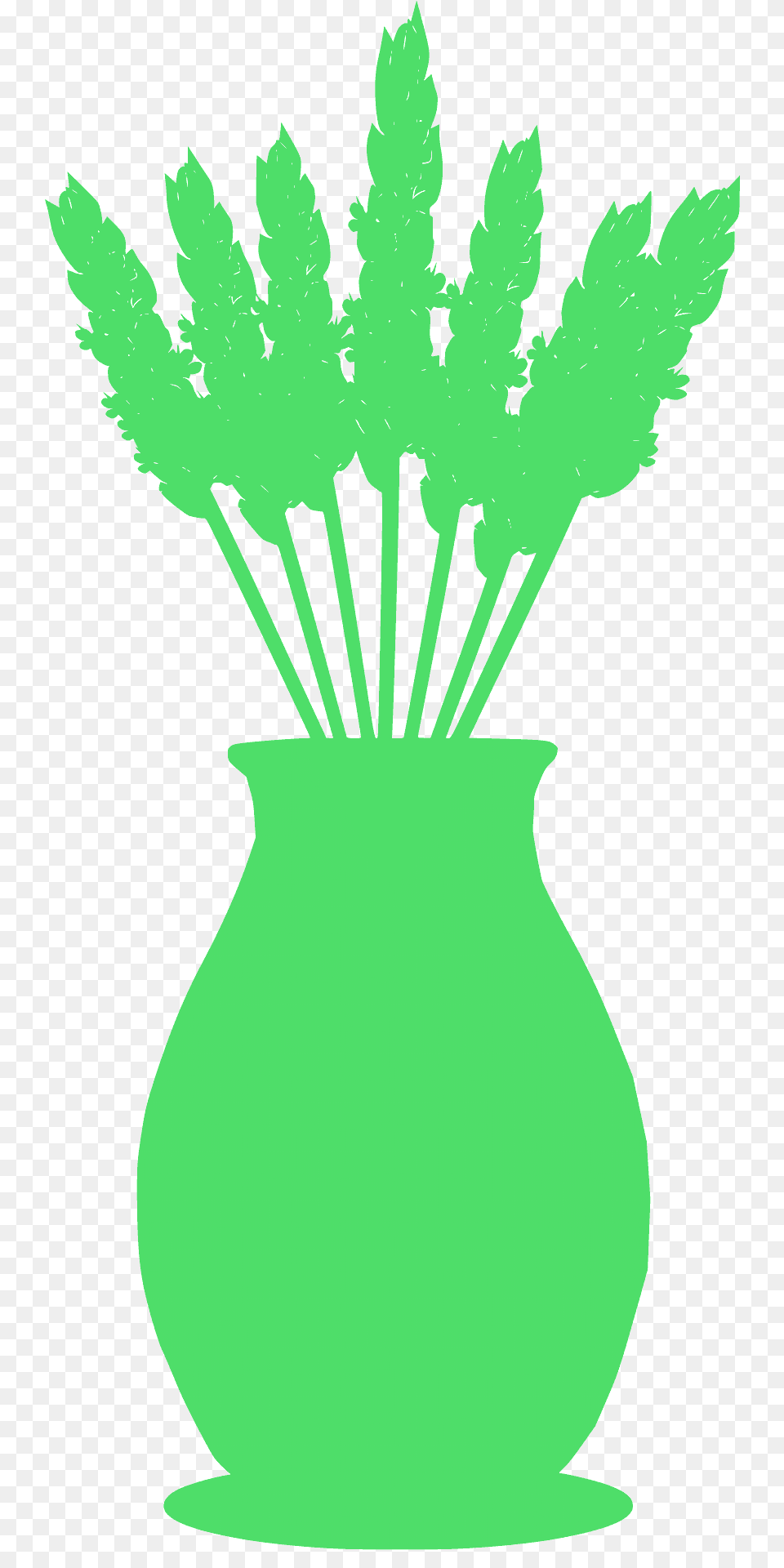 Lavender In Vase Silhouette, Jar, Plant, Potted Plant, Pottery Png