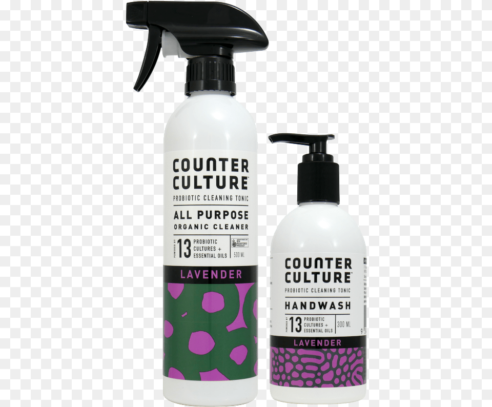 Lavender Kitchen Kit Counter Culture Cleaner, Bottle, Tin, Shaker Png Image