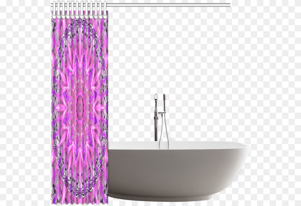 Lavender Lace Abstract Pink Light Love Lattice Shower Curtain, Bathing, Bathtub, Person, Tub Png