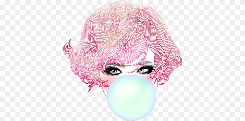 Lavender Menace Google Search Bubble Gum Girl, Adult, Person, Woman, Female Free Png