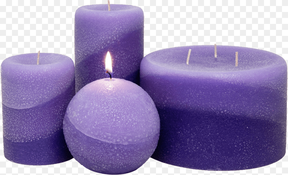 Lavender Scented Artisan Pillar Candles Made By Armadilla Advent Candle Png Image
