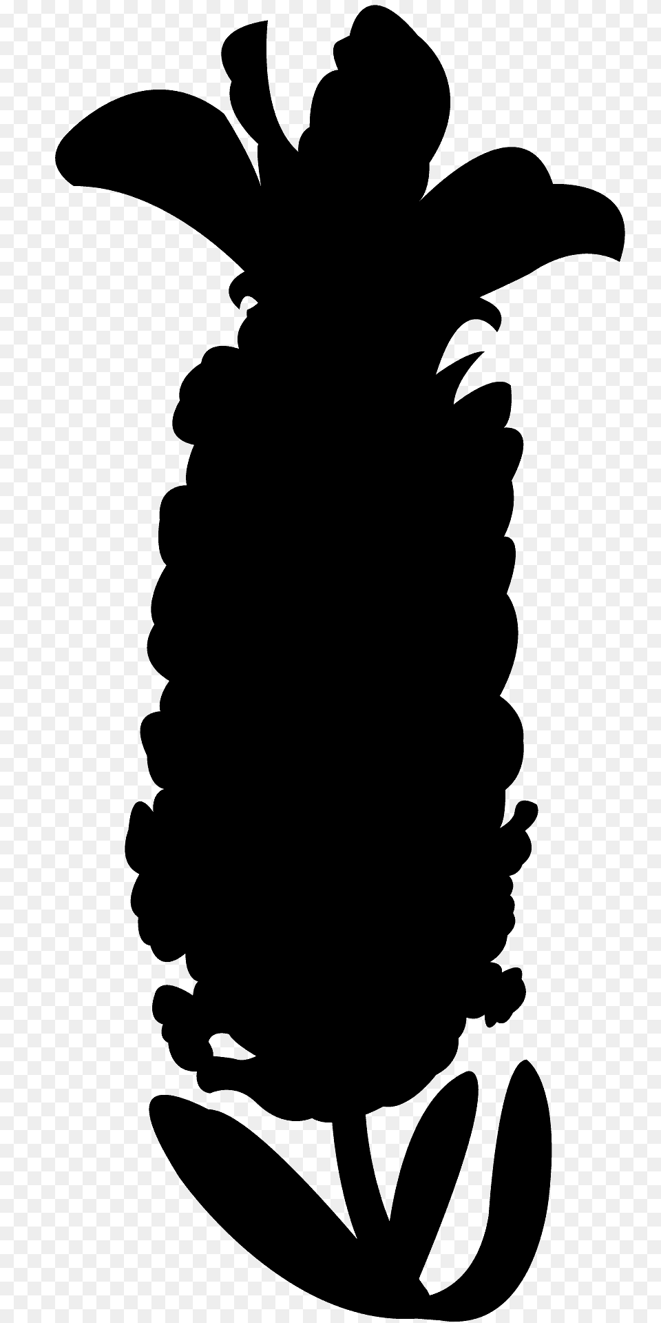 Lavender Silhouette, Food, Fruit, Pineapple, Plant Png