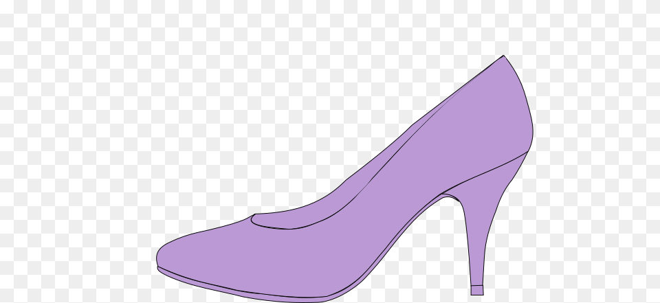 Lavender Slipper Shoe Clip Art, Clothing, Footwear, High Heel Png