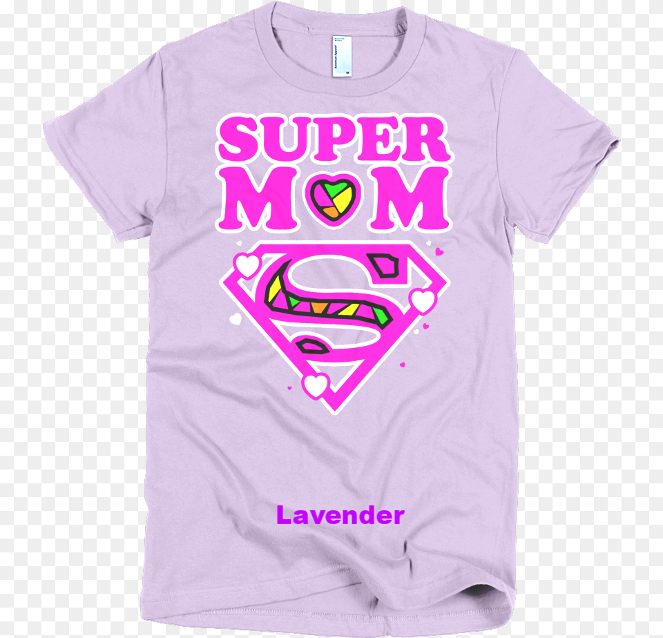 Lavender Supergirl, Clothing, Shirt, T-shirt Png Image