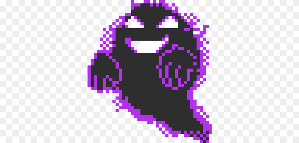 Lavender Town Ghost Pokemon Ghost Lavender Town, Purple, Animal, Mammal, Qr Code Png