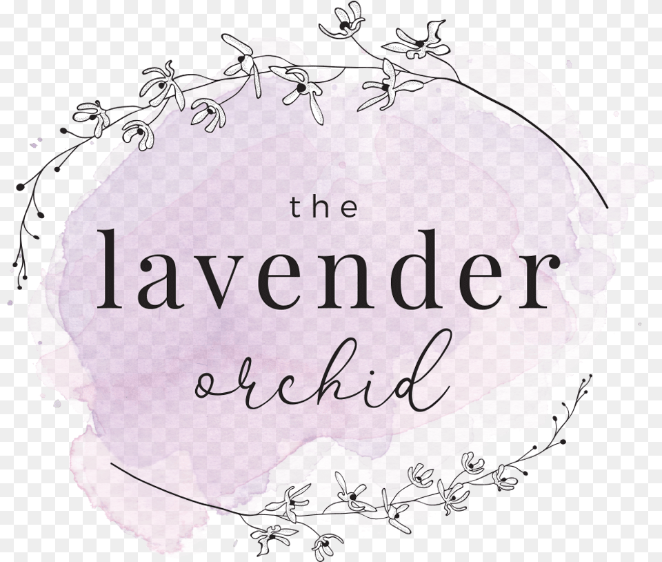 Lavender Watercolor Orchid Illustration Decorative, Book, Publication, Text, Adult Free Png Download
