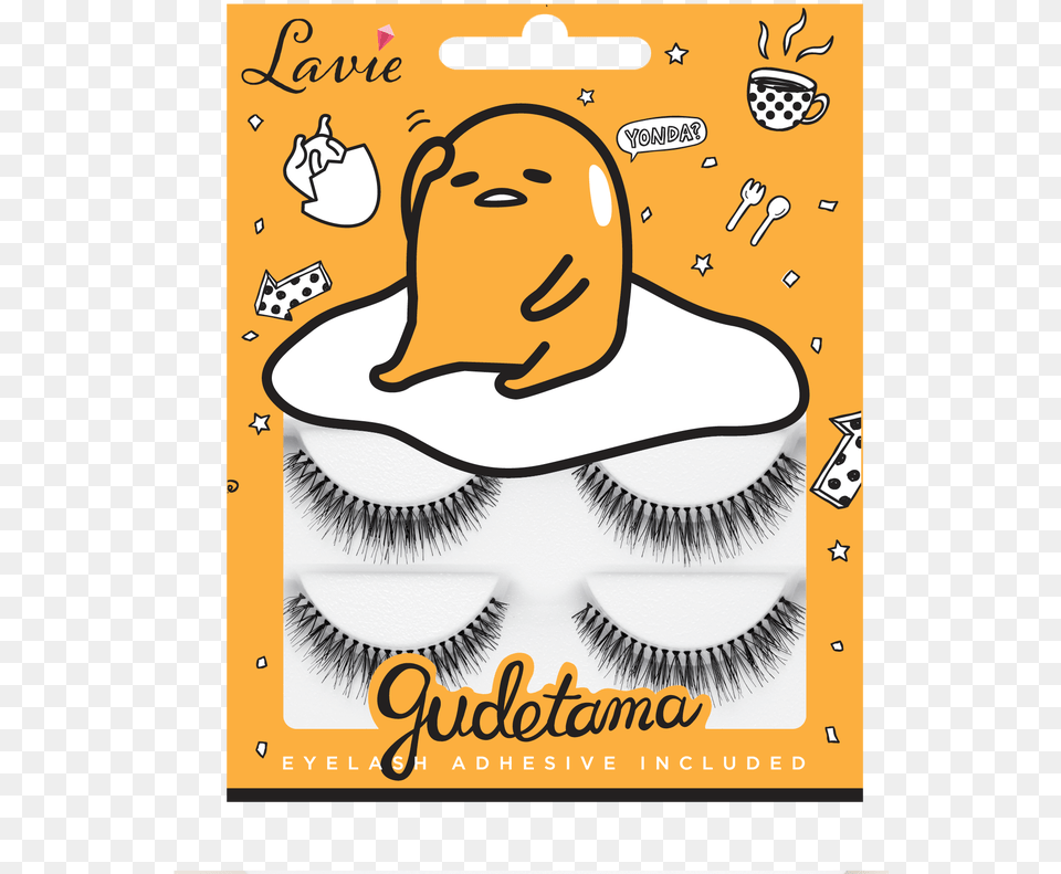 Lavie Lash Gudetama Transparent Background, Advertisement, Poster, Clothing, Hat Png