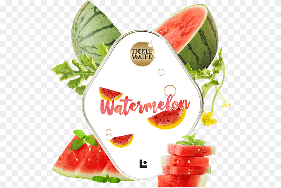 Lavit Tickle Water Watermelon Sparkling Water Capsule Strawberry, Food, Fruit, Plant, Produce Free Png