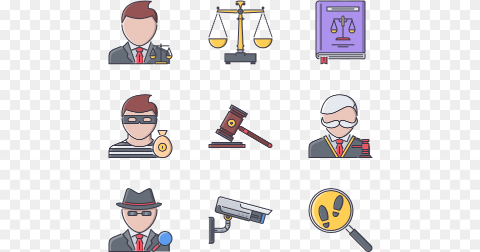 Law 25 Icons Law, People, Person, Man, Male Free Png Download