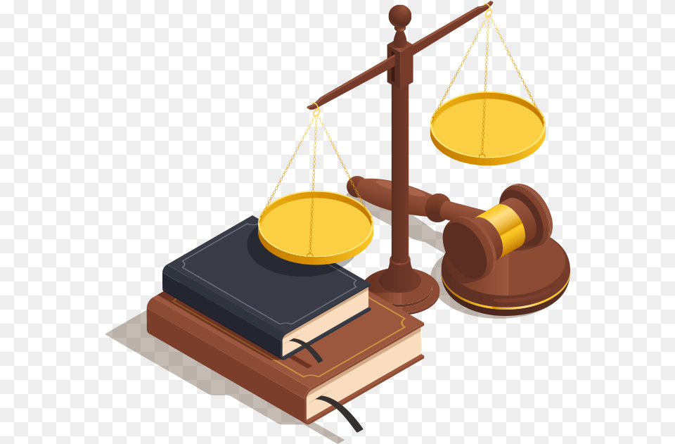 Law Books Scales And A Gavel Gavel, Scale, Cross, Symbol Png Image