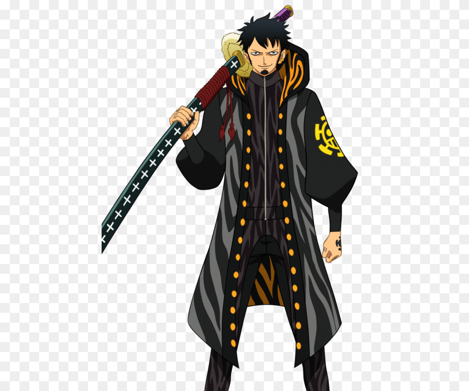 Law One Piece, Samurai, Person, Man, Male Png Image