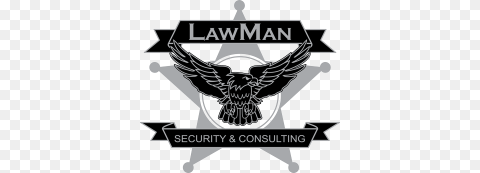 Lawman Security Amp Consulting Security Eagle Logo, Emblem, Symbol, Animal, Bird Png