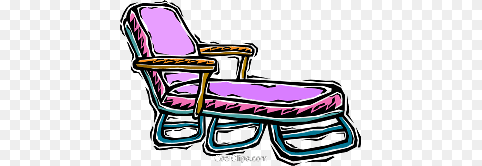 Lawn Chair Royalty Free Vector Clip Art Illustration, Furniture, Armchair Png Image