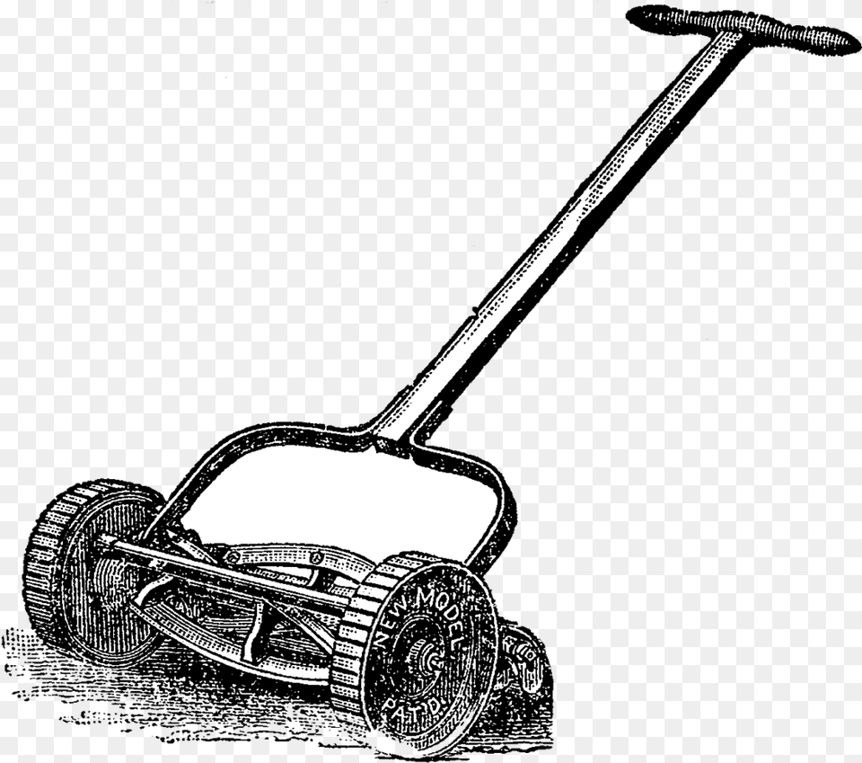 Lawn Mower Clip Art First Lawn Mower, Grass, Plant, Device, Machine Free Transparent Png