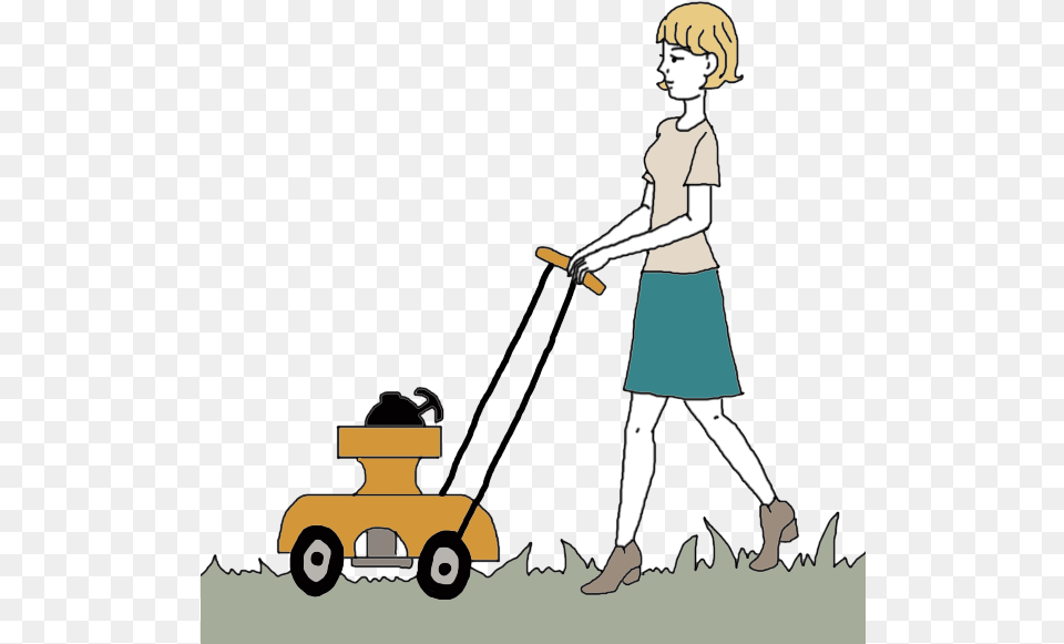Lawn Mower Clipart Lawn Mower Colour Faces Cliparts, Plant, Grass, Person, Adult Free Transparent Png