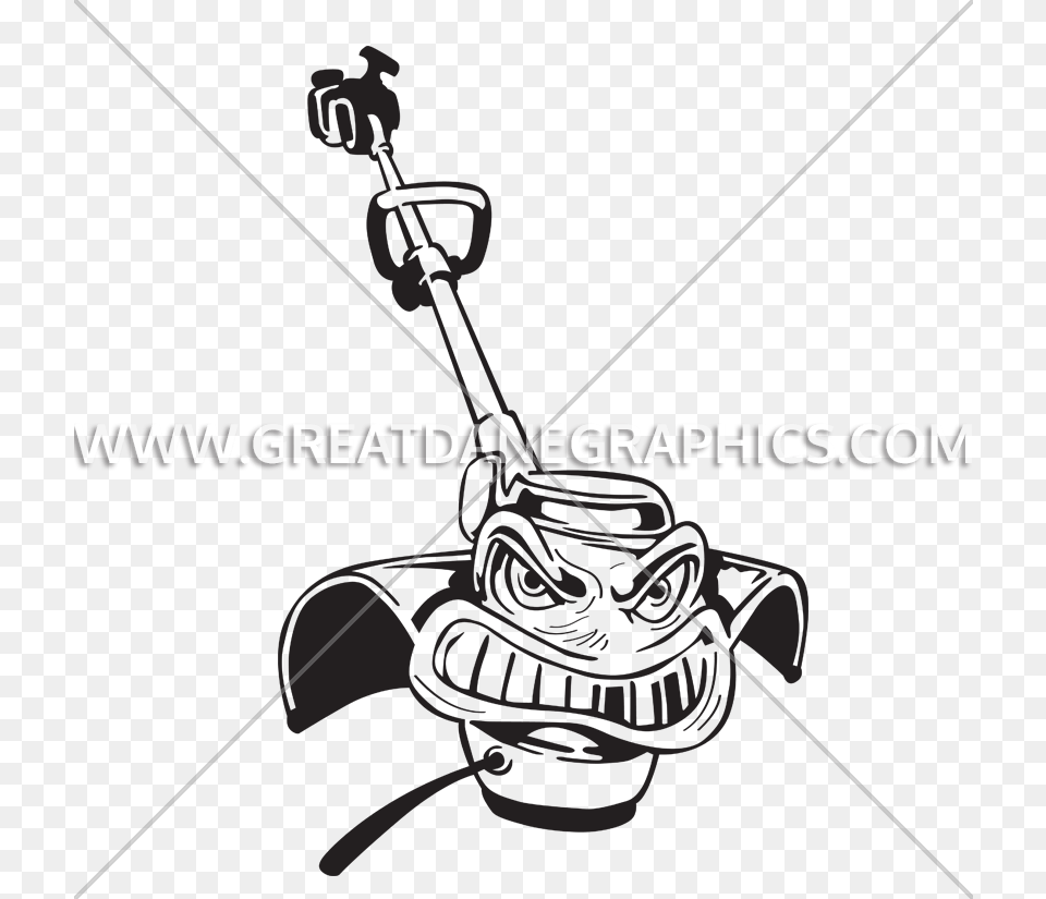 Lawn Mower Clipart Sketch Weed Eater Clip Art, Grass, Plant, Device, Bow Png