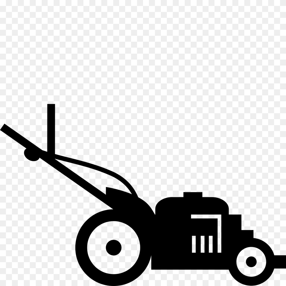 Lawn Mower Logo Black And White, Gray Free Png Download