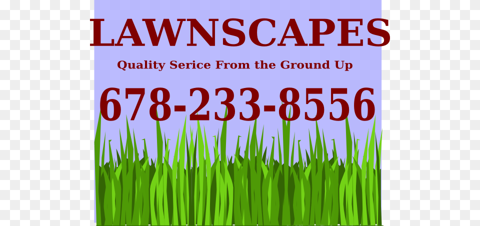 Lawn Service Clip Art Lawnscapes Clip Art, Grass, Plant, Vegetation, Text Free Png Download