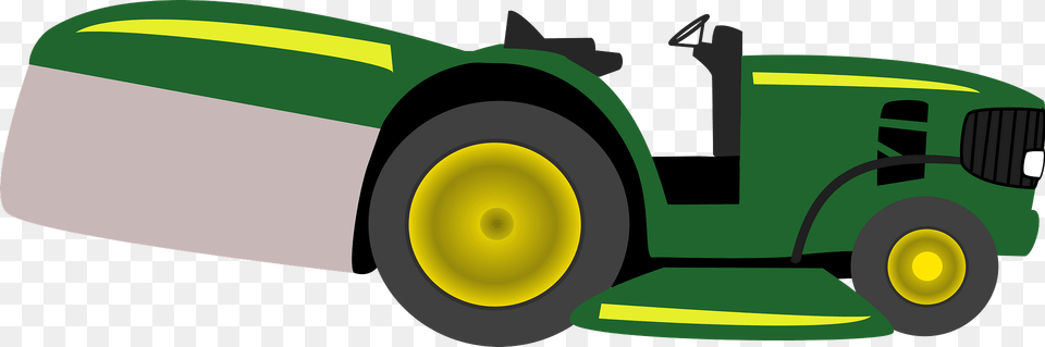 Lawn Tractor Clipart, Grass, Plant, Wheel, Machine Png Image