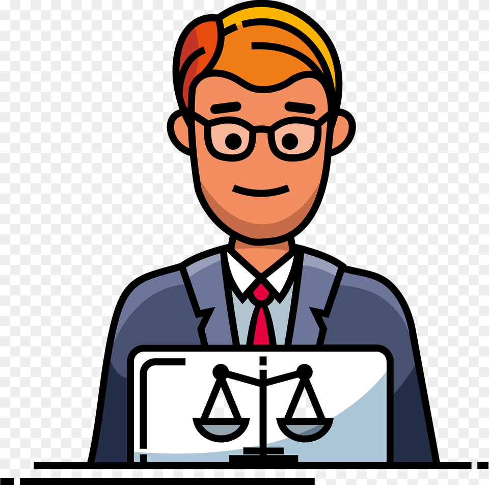 Lawyer Clipart, Person, People, Photography, Accessories Free Png Download