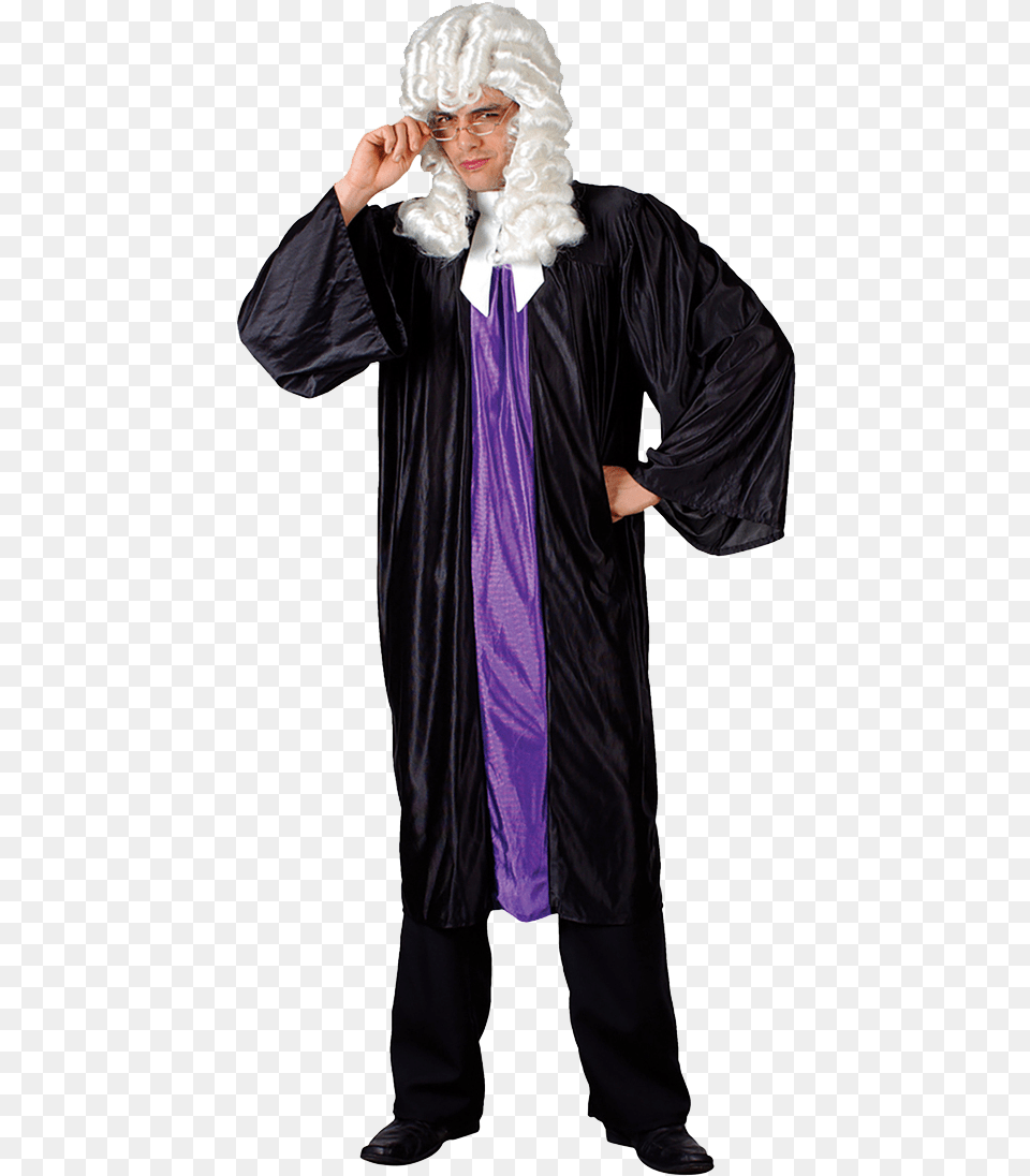 Lawyer Costume Transparent Background Judges Outfit, Adult, Man, Male, Person Png