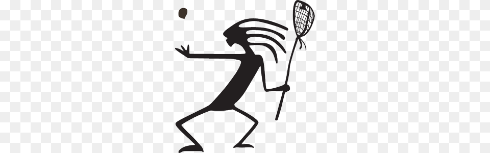Lax Maniax, Stencil, Silhouette, Badminton, Person Free Png Download