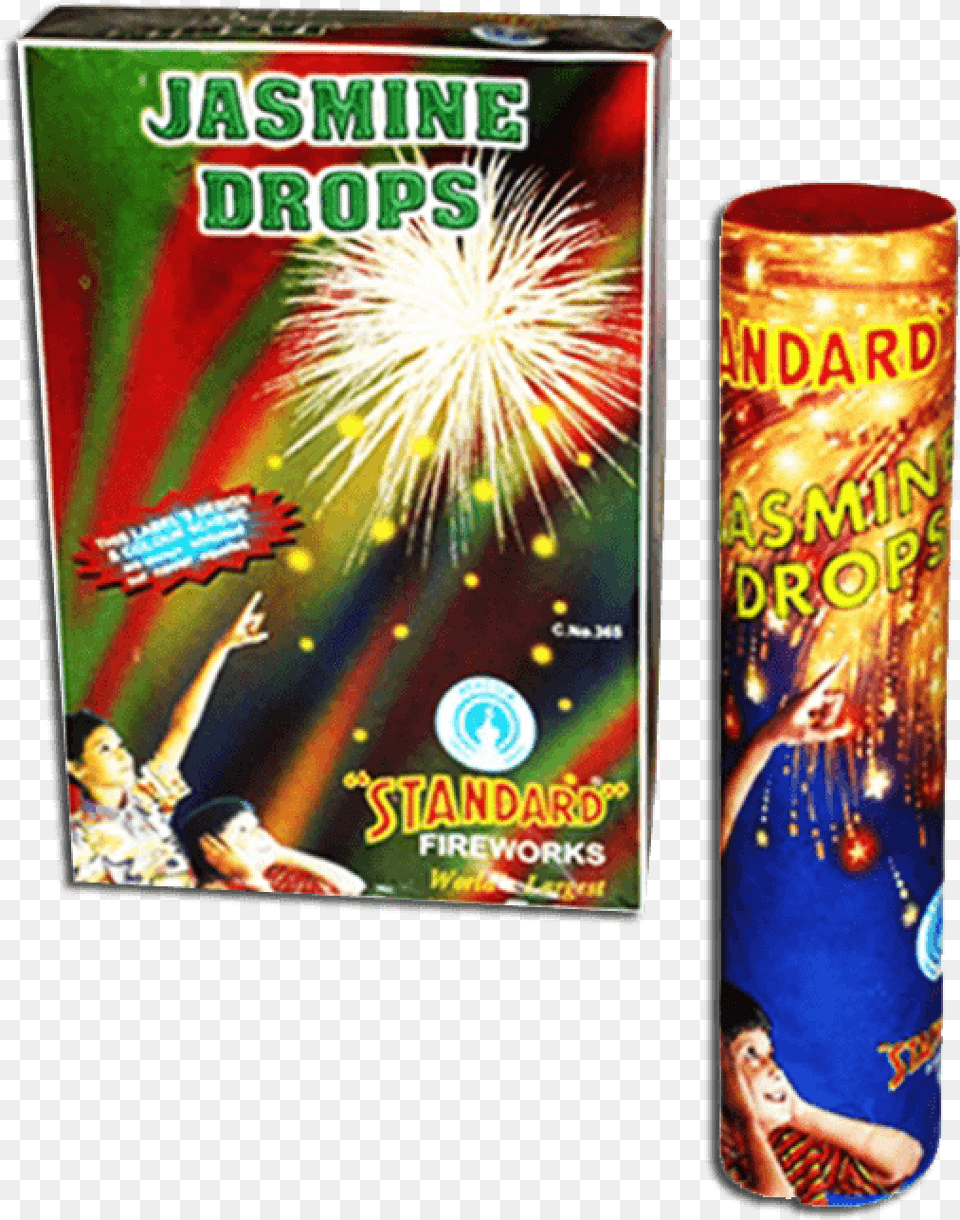Laxmi Success Fireworks Jasmine Drops Comets, Advertisement, Publication, Book, Person Free Png Download