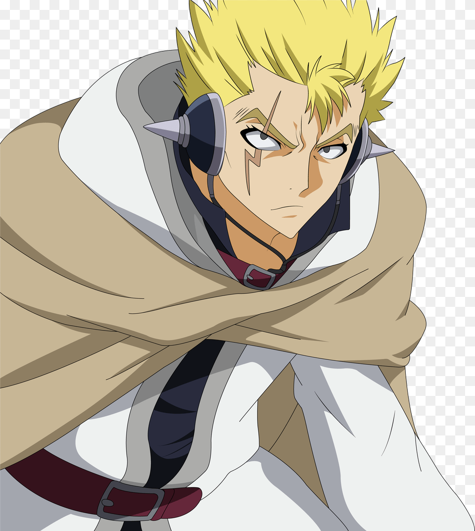 Laxus Fairy Tail Download Fairy Tail Laxus, Book, Comics, Publication, Person Png Image