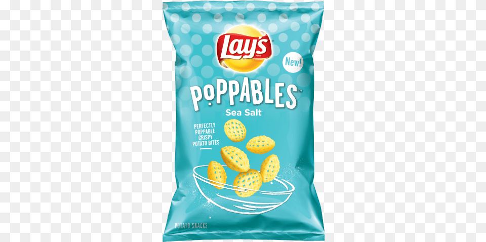 Lay S Poppablessrc Https Lays Poppables Sea Salt, Bread, Cracker, Food, Snack Free Transparent Png