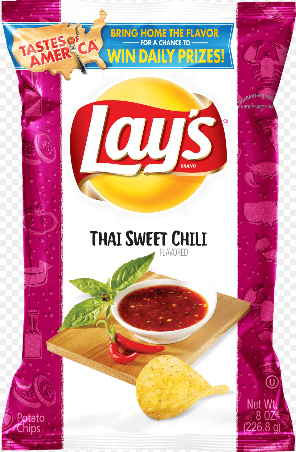 Lay S Thai Sweet Chili Potato Chips Lays Deep Dish Pizza Png