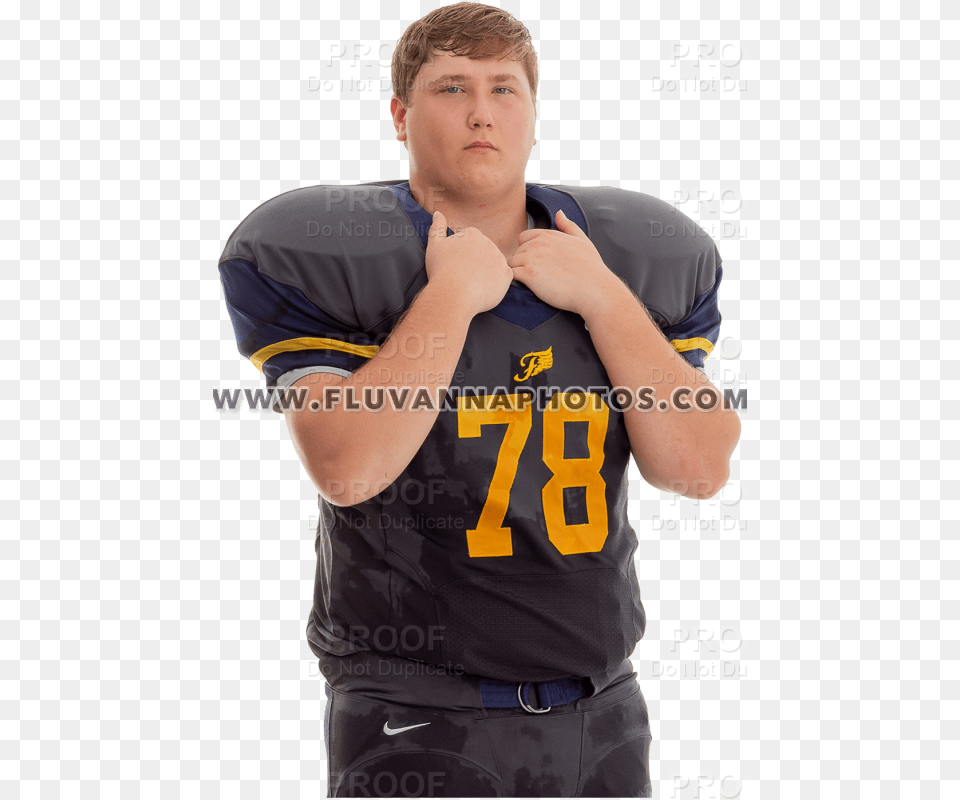 Layer 1 Jvvarsity Football Composite Prints Player, Adult, Shirt, Person, Man Free Png Download