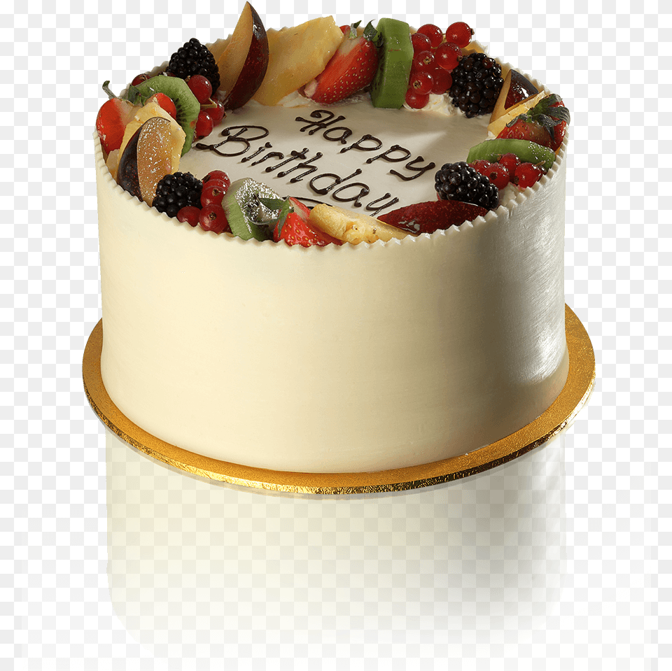 Layer Fruit Birthday Cake, Birthday Cake, Cream, Dessert, Food Free Png Download