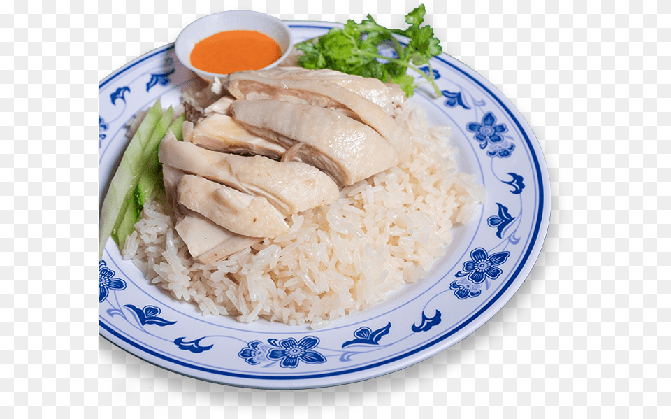 Layer Hainanese Chicken Rice, Food, Food Presentation, Meal, Plate Free Transparent Png