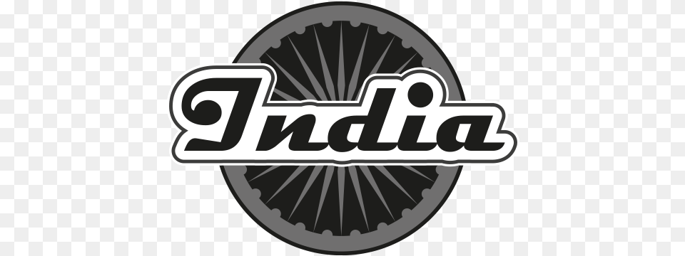 Layer India Logo Black And White, Machine, Spoke, Wheel Free Png Download