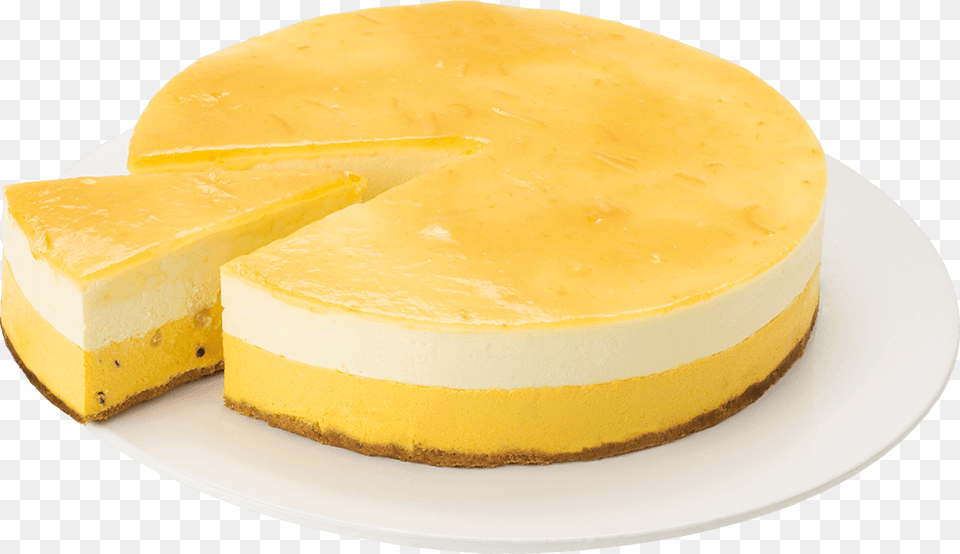 Layered Passionfruit Cheesecake, Dessert, Food Free Png