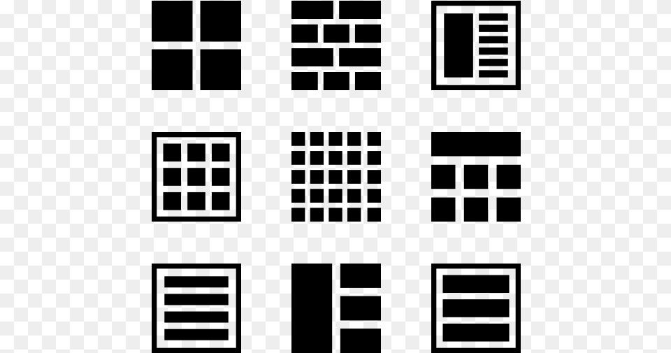 Layout Icons Layout Icon, Gray Free Png Download