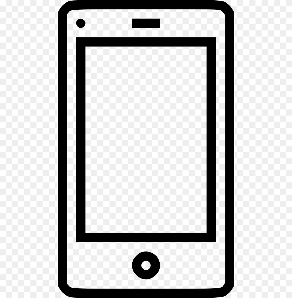 Layout Screen Background White Touch Icon Electronics, Mobile Phone, Phone Free Png Download