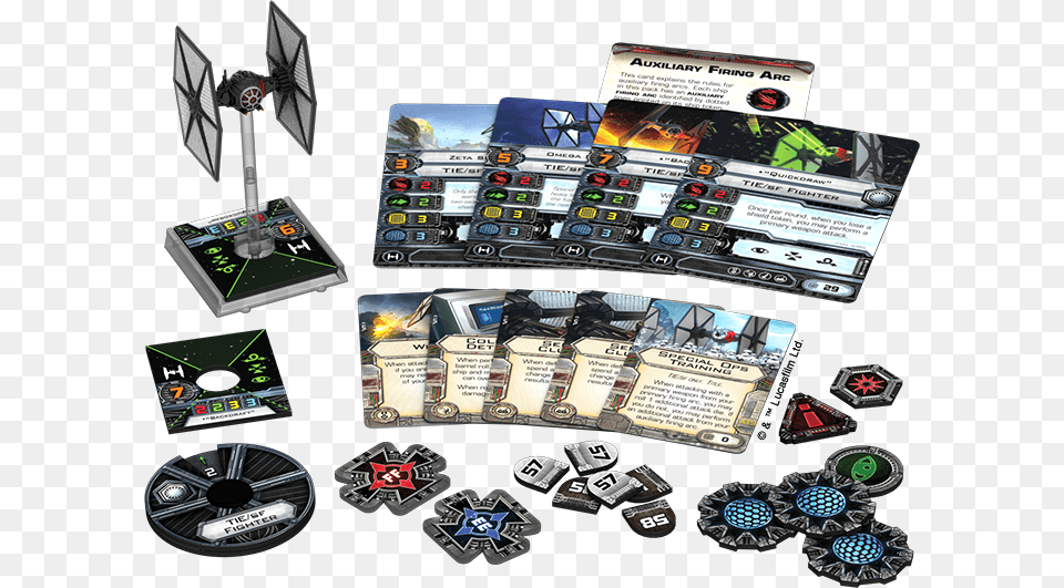 Layout X Wing Special Forces Tie, Game Free Png Download