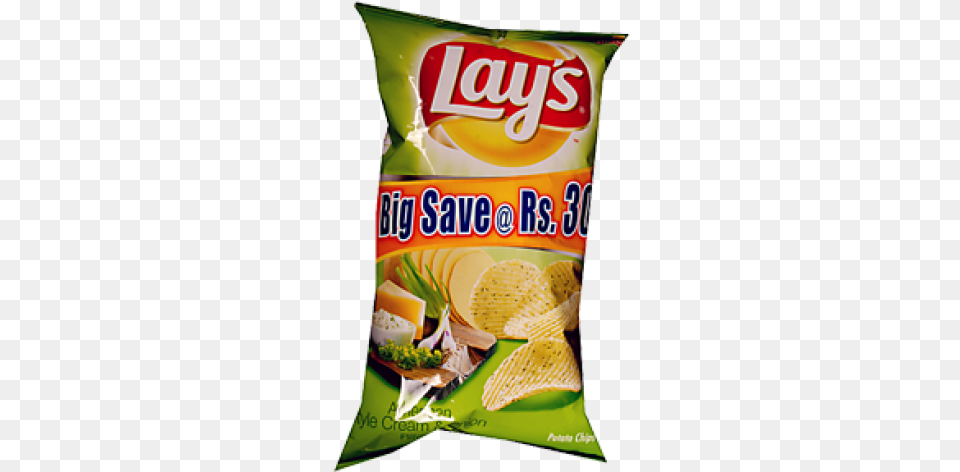 Lays American Style Cream Onion Flavour 96 G Lays Cream And Onion, Food, Snack, Ketchup Free Png Download