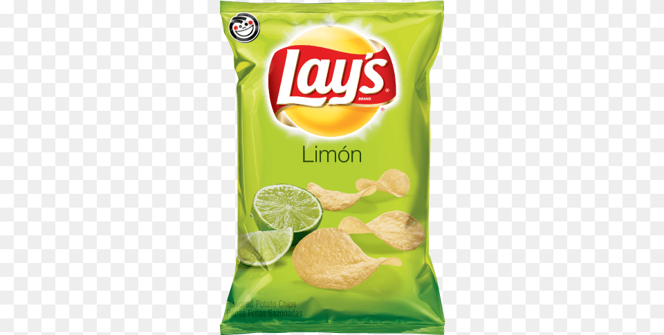 Lays Chips Logo Picture Limon Flavored Lays, Citrus Fruit, Food, Fruit, Lime Free Png Download