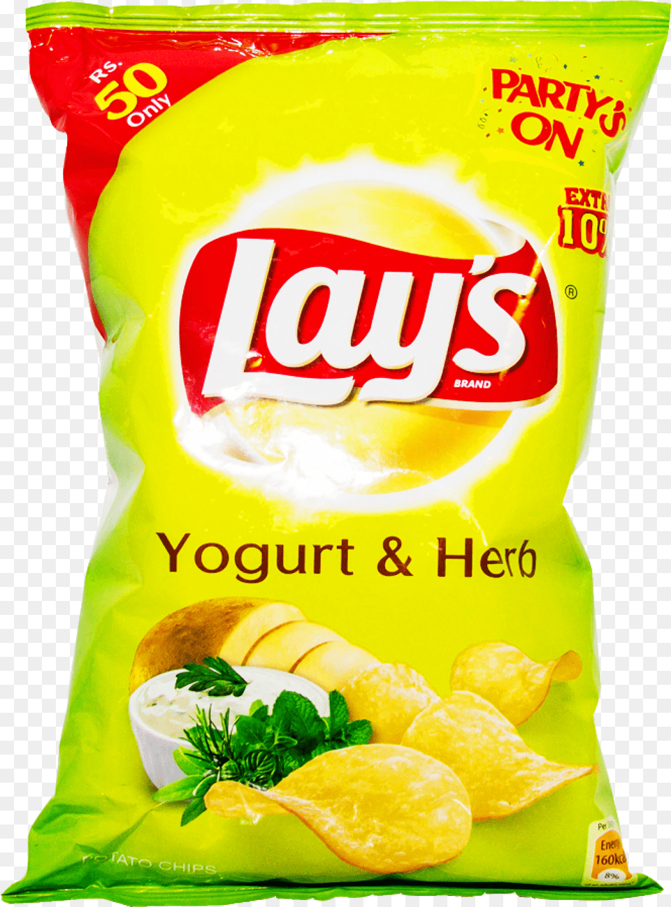 Lays Chips Yogurt Amp Herb 70 Gm Lays Chips, Food, Ketchup, Snack Free Png