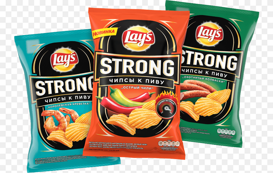 Lays Logo Lay S Strong Riflenie Lays, Food, Snack, Ketchup Free Png Download