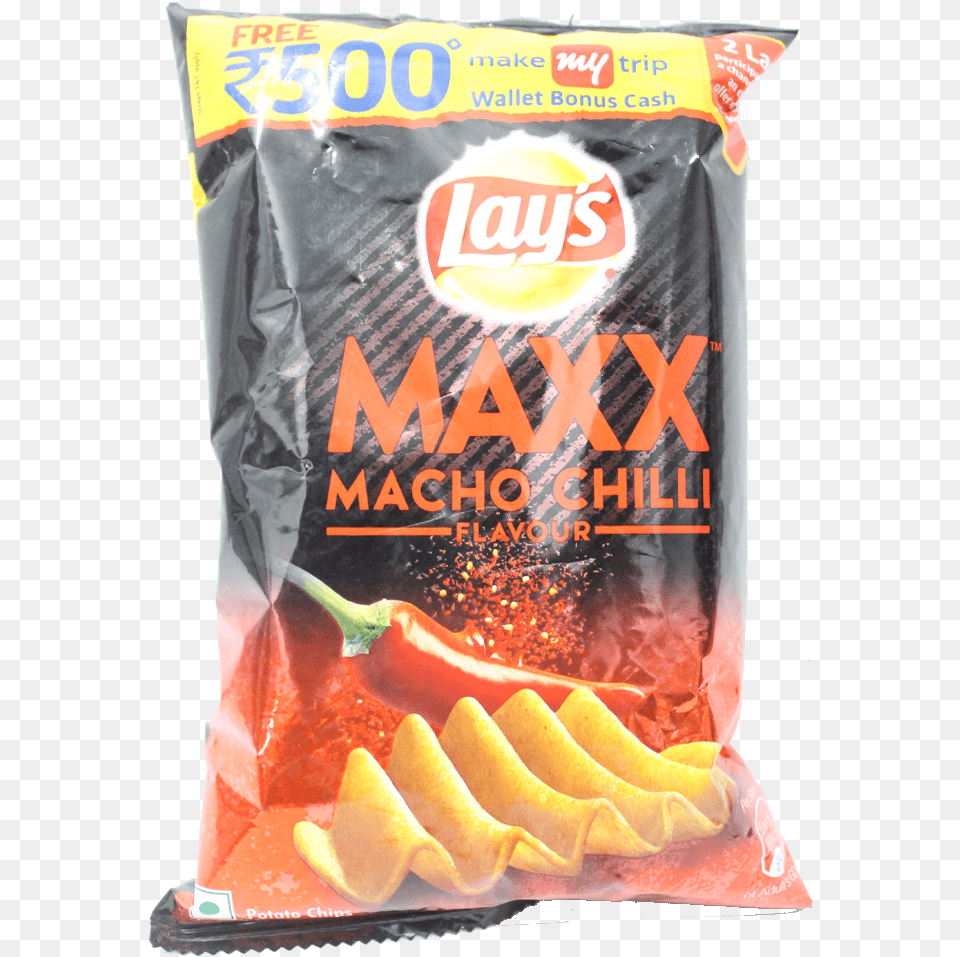 Lays Maxx Macho Chilli 33g Lays, Food Free Transparent Png