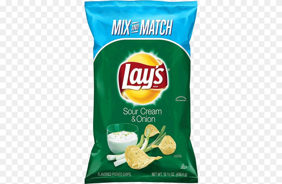 Lays Potato Chips Sour Cream And Onion, Beverage, Food, Milk, Mayonnaise Png