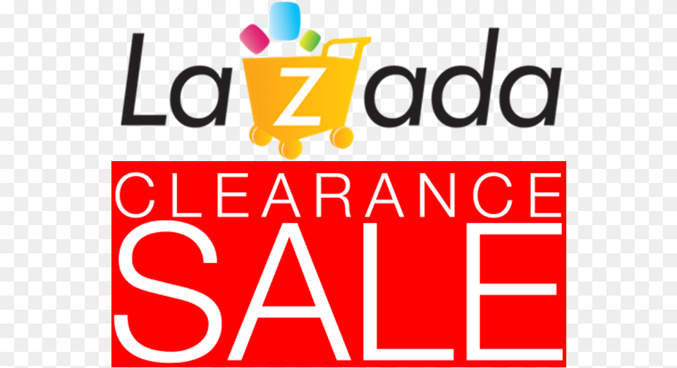 Lazada Clearance Sales Sign, Text, Bulldozer, Machine, Banner Free Transparent Png
