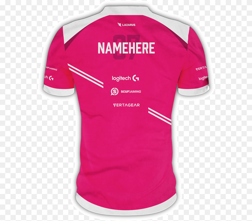 Lazarus 2019 Pink Pro Jersey Active Shirt, Clothing, T-shirt Free Transparent Png