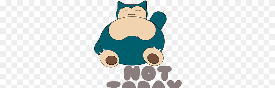 Laziness Projects Photos Videos Logos Illustrations And Snorlax Not Today, Plush, Toy, Nature, Outdoors Free Png