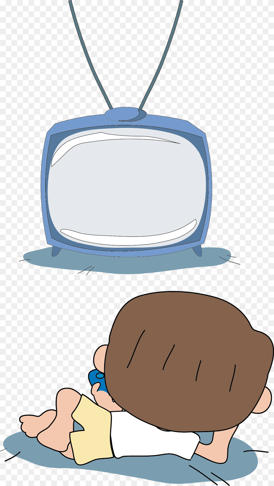 Lazy Clipart Couch Tv Baby Watching Tv Cartoon, Hardware, Electronics, Computer Hardware, Screen Free Transparent Png