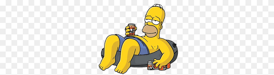 Lazy Homer Simpson, Clothing, Lifejacket, Vest, Baby Png Image