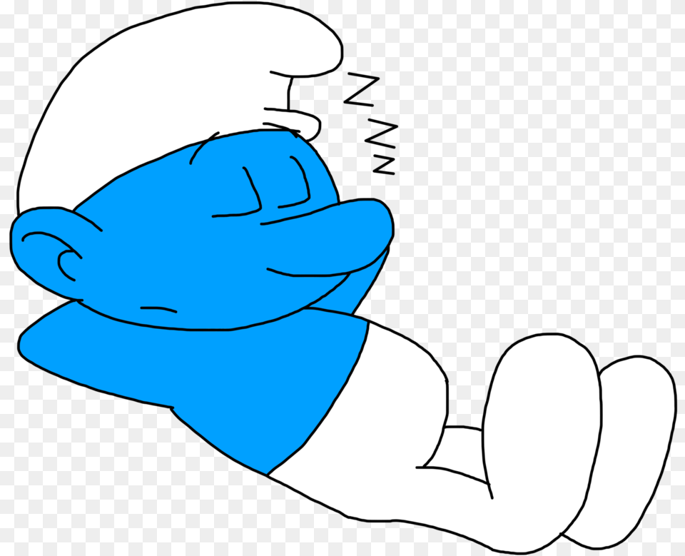 Lazy Smurf, Finger, Body Part, Person, Hand Free Png Download